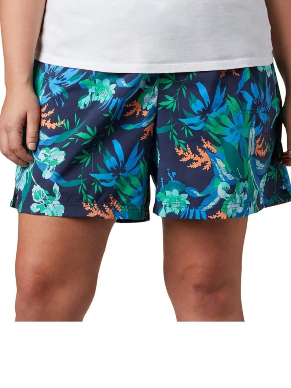 Columbia Women's Sandy River II Printed Shorts size XL 3in floral outdoor